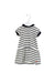 A Ivory Short Sleeve Dresses from Petit Bateau in size 12-18M for girl. (Back View)
