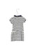 A Ivory Short Sleeve Dresses from Petit Bateau in size 12-18M for girl. (Front View)
