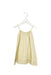 A Beige Sleeveless Dresses from Calisson Paris in size 2T for girl. (Front View)
