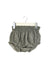 A Grey Bloomers from Bonnet à Pompon in size 3-6M for girl. (Front View)