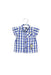 A Blue Shirts from Cadet Rousselle in size 6-12M for boy. (Front View)