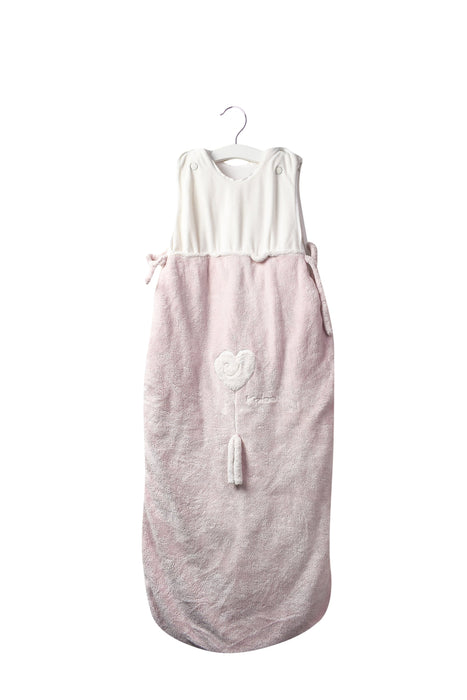A Pink Sleepsacs from Kaloo in size O/S for girl. (Front View)