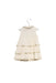 A White Sleeveless Dresses from Chickeeduck in size 12-18M for girl. (Front View)