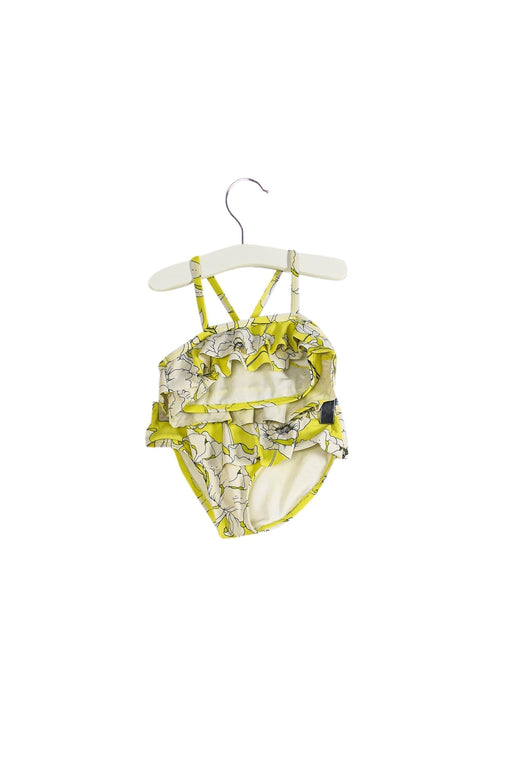 A Yellow Bikinis from Janie & Jack in size 2T for girl. (Front View)