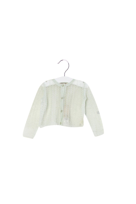 A Green Cardigans from Caramel in size 12-18M for girl. (Front View)