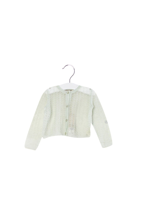 A Green Cardigans from Caramel in size 12-18M for girl. (Front View)