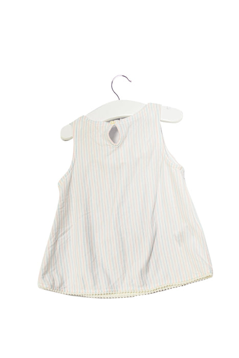 A Blue Sleeveless Tops from Country Road in size 12-18M for girl. (Back View)