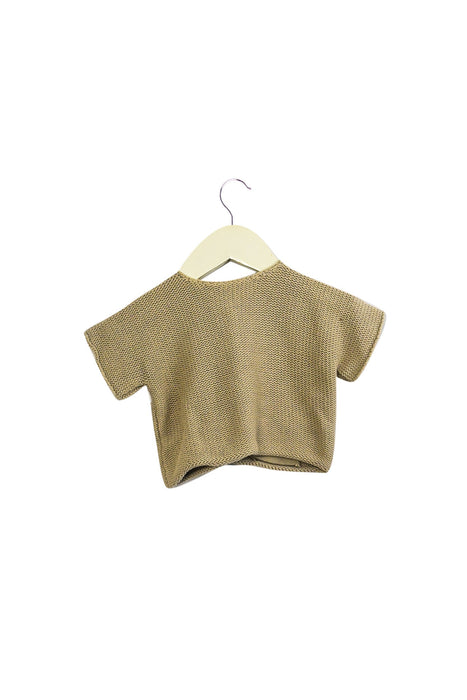 A Ivory Cardigans from Bonpoint in size 6-12M for girl. (Back View)