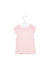 A Pink Short Sleeve Dresses from Petit Bateau in size 3-6M for girl. (Back View)
