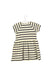 A White Short Sleeve Dresses from Petit Bateau in size 6-12M for girl. (Front View)