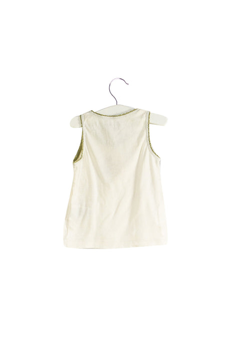 A White Sleeveless Tops from Stella McCartney in size 3T for girl. (Front View)
