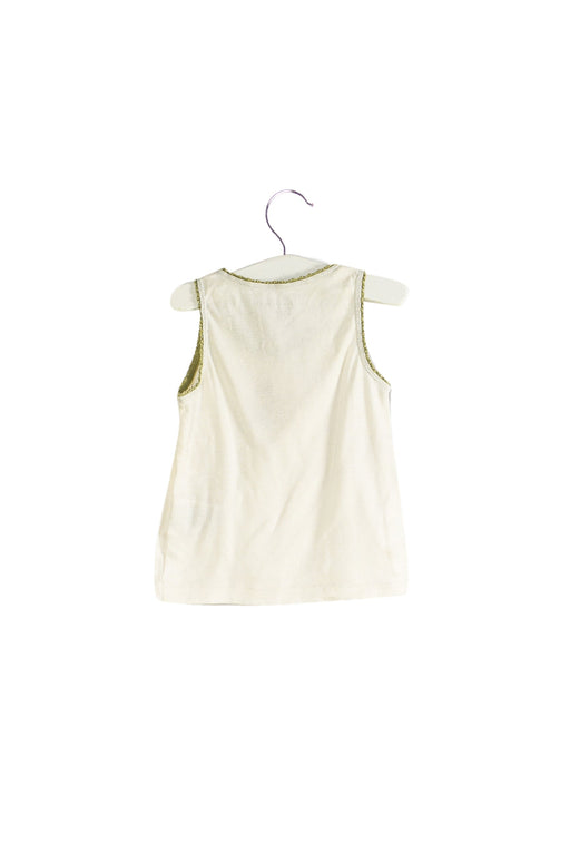 A White Sleeveless Tops from Stella McCartney in size 3T for girl. (Front View)