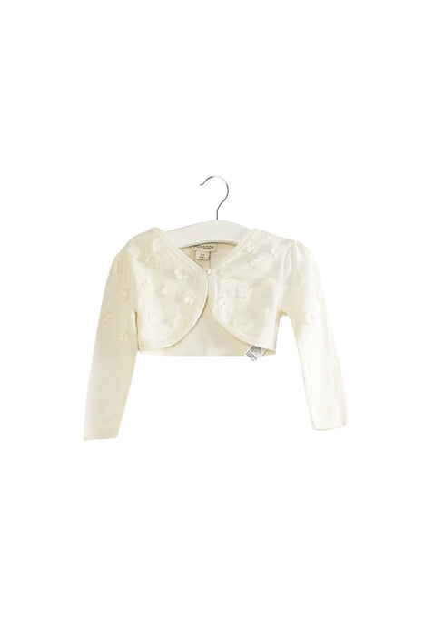 A Beige Cardigans from Monsoon in size 3-6M for girl. (Front View)