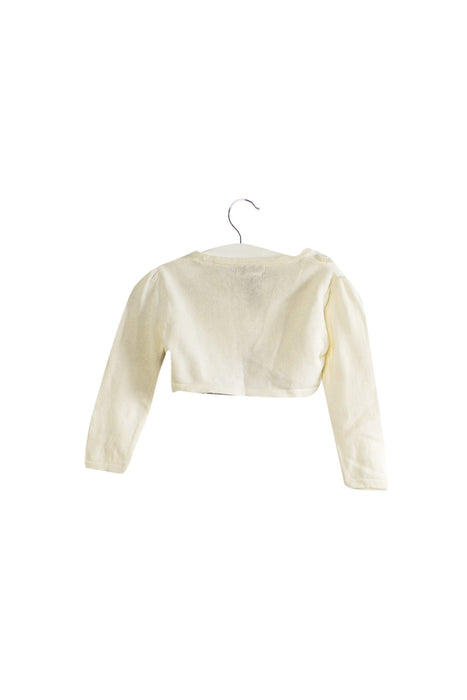 A Beige Cardigans from Monsoon in size 3-6M for girl. (Back View)