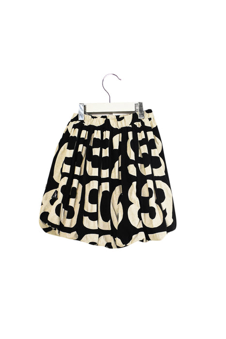 A Black Short Skirts from Nununu in size 6T for girl. (Back View)