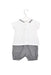 A Blue Short Sleeve Rompers from La Martina in size 3-6M for boy. (Back View)