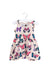 A Pink Sleeveless Dresses from Tea in size 6-12M for girl. (Front View)
