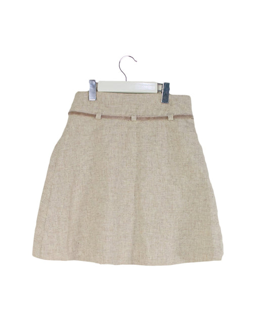 A Ivory Mid Skirts from Jacadi in size 8Y for girl. (Front View)