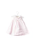 A Pink Sleeveless Dresses from Jacadi in size 3-6M for girl. (Back View)