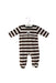 A Brown Long Sleeve Jumpsuits from Jacadi in size 0-3M for boy. (Back View)