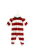 A Red Long Sleeve Jumpsuits from Petit Bateau in size 3-6M for neutral. (Front View)