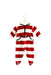 A Red Long Sleeve Jumpsuits from Petit Bateau in size 3-6M for neutral. (Back View)