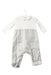 A White Long Sleeve Jumpsuits from Petit Bateau in size 3-6M for boy. (Back View)