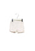 A White Shorts from Jacadi in size 6-12M for girl. (Front View)