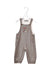 A Brown Long Overalls from Sergent Major in size 6-12M for boy. (Back View)