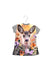 A Grey Short Sleeve T Shirts from Molo in size 3-6M for girl. (Front View)