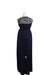 A Navy Sleeveless Dresses from Olian in size M for maternity. (Back View)