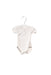 A White Short Sleeve Bodysuits from Petit Bateau in size 6-12M for neutral. (Back View)