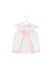 A White Sleeveless Tops from Janie & Jack in size 6-12M for girl. (Front View)