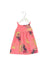 A Pink Sleeveless Dresses from Tea in size 6-12M for girl. (Back View)