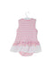 A Pink Sleeveless Dresses from Seed in size 3-6M for girl. (Back View)