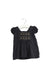 A Grey Short Sleeve Dresses from Velveteen in size 3-6M for girl. (Front View)