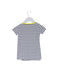 A Navy Short Sleeve Dresses from Cyrillus in size 3-6M for girl. (Back View)