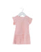 A Pink Short Sleeve Dresses from Seed in size 3-6M for girl. (Back View)