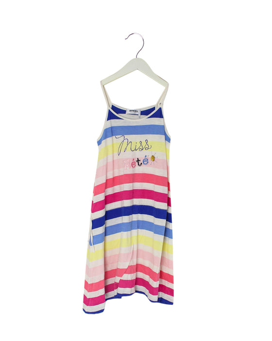 A Pink Sleeveless Dresses from Rykiel Enfant in size 8Y for girl. (Back View)