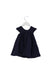A Navy Short Sleeve Dresses from Mamas & Papas in size 0-3M for girl. (Back View)