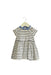 A White Short Sleeve Dresses from Cyrillus in size 3-6M for girl. (Front View)