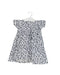 A White Short Sleeve Dresses from Macarons in size 3-6M for girl. (Front View)
