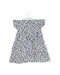 A White Short Sleeve Dresses from Macarons in size 3-6M for girl. (Back View)
