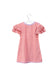 A Orange Short Sleeve Dresses from Velveteen in size 12-18M for girl. (Back View)