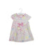 A Blue Short Sleeve Dresses from Chickeeduck in size 12-18M for girl. (Front View)