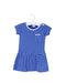 A Blue Short Sleeve Dresses from Petit Bateau in size 3-6M for girl. (Back View)