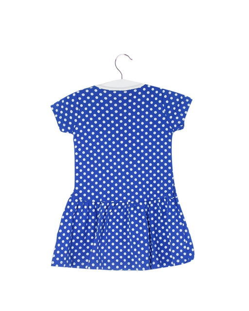 A Blue Short Sleeve Dresses from Petit Bateau in size 3-6M for girl. (Front View)