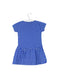 A Blue Short Sleeve Dresses from Petit Bateau in size 3-6M for girl. (Front View)