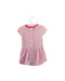 A Pink Short Sleeve Dresses from Petit Bateau in size 6-12M for girl. (Back View)
