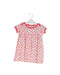 A Pink Short Sleeve Dresses from Petit Bateau in size 3-6M for girl. (Back View)